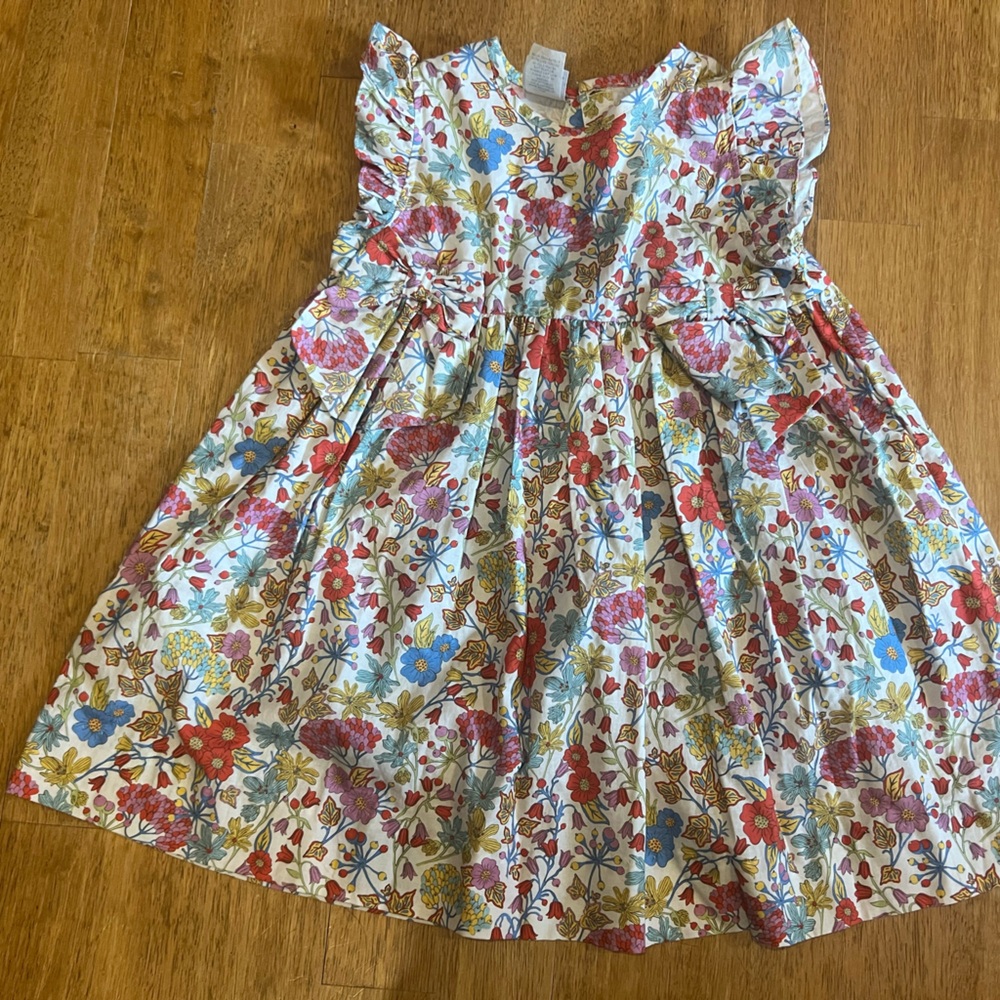 Bella Bliss Pink and Red Sundress Sleeveless Scoop Neck
